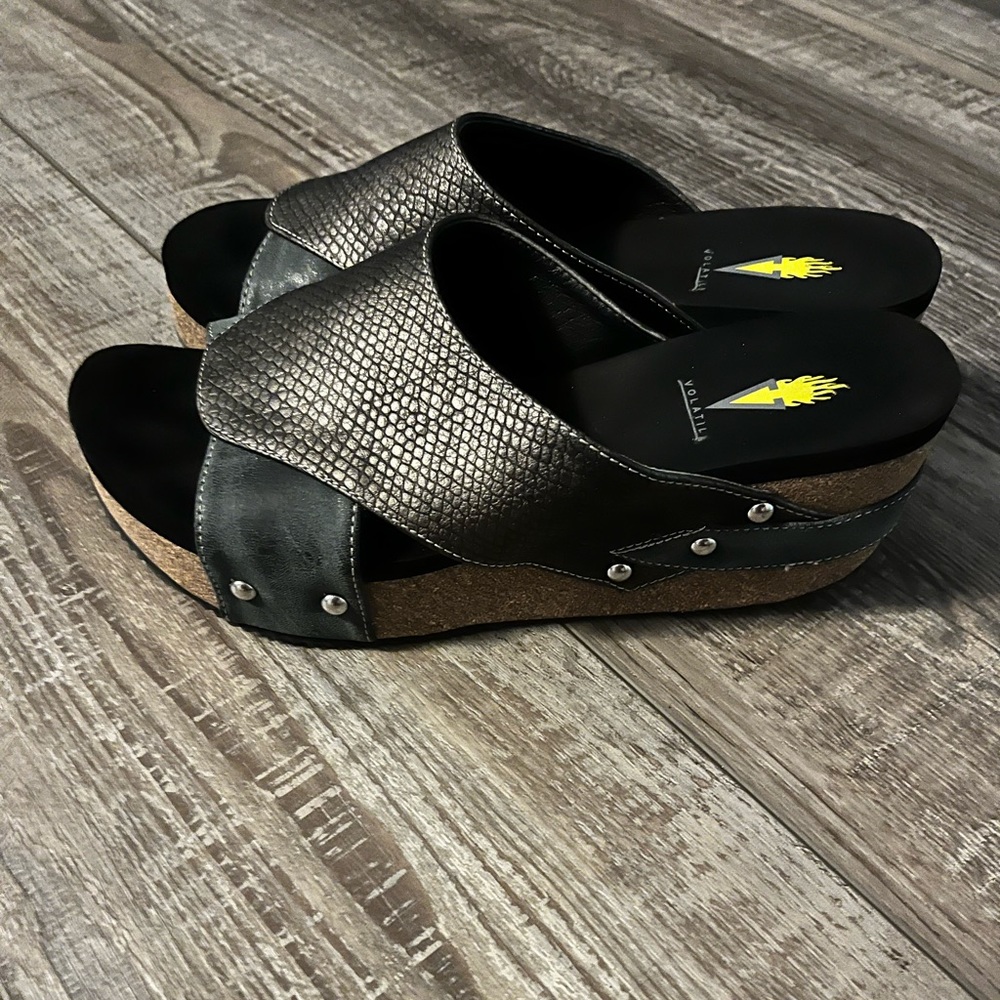 Volatile Wedge Sandals
